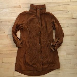 Rust colored light weight fall jacket
